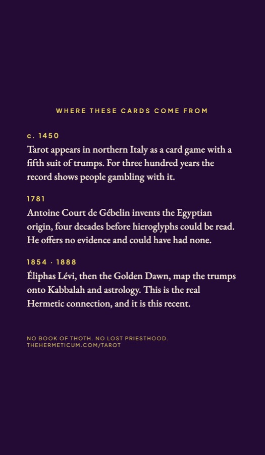 Sources card